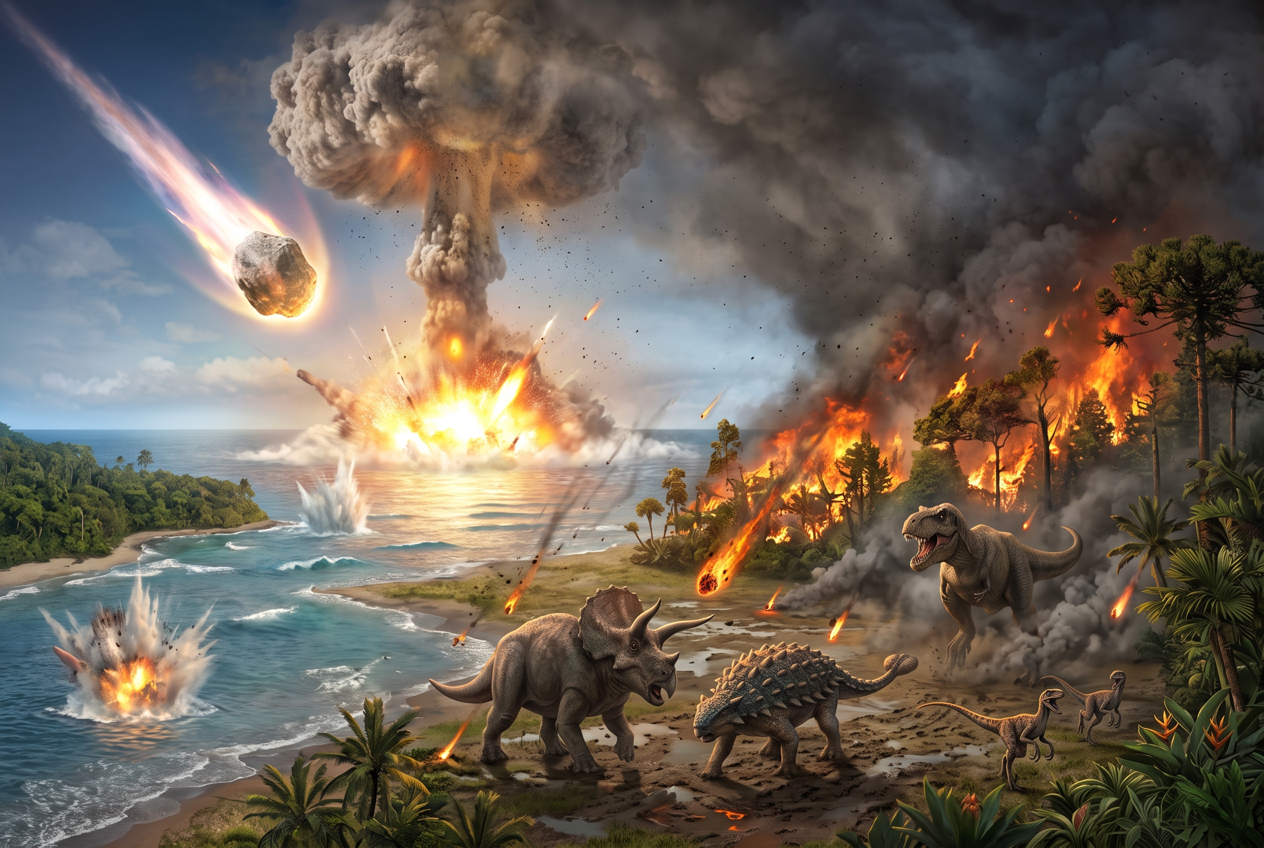 O Fim dos Dinossauros: Uma Teoria sobre o Impacto de um Asteroide