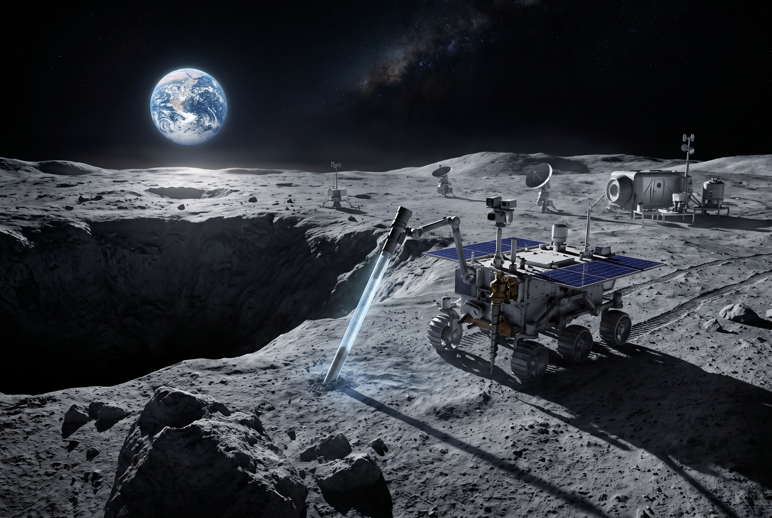 A Busca por Água na Lua: Desafios e Perspectivas da Exploração Espacial