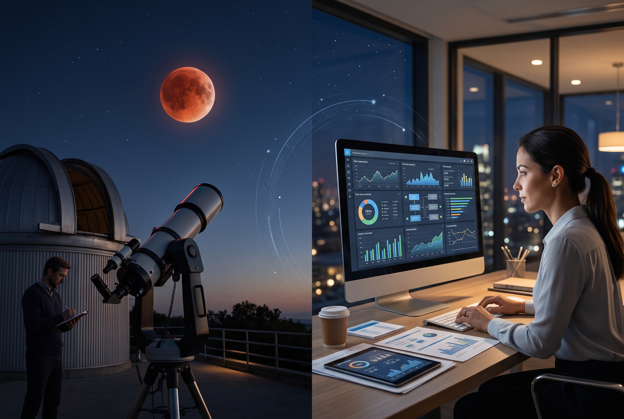 Oportunidade Rara: A Ciência da Gestão e a Clareza de um Evento Astronômico